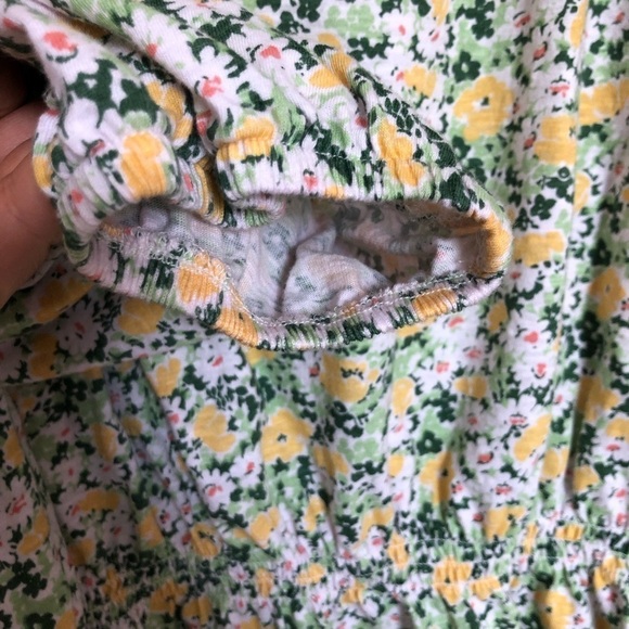 Chaps Floral Balloon Sleeves Cotton Top XL - Picture 5 of 9